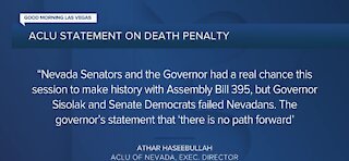 Bill to repeal death penalty in Nevada appears to be dead