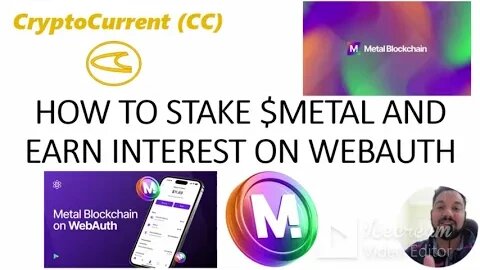 How to Stake $METAL token and earn interest on WEBAUTH APP (Step by Step Web Auth Guide)