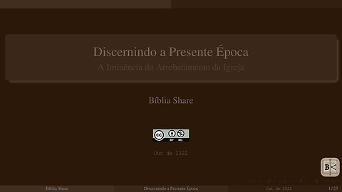 ESC - Discernindo os Tempos - Iminência do Arrebatamento da Igreja - 22-10-22