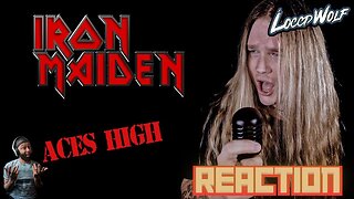 THIS MAN IS PURE TALENT! | LoccdWolf Reacts to ACES HIGH (Iron Maiden) - Tommy Johansson