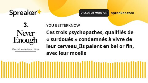 Ces trois psychopathes, qualifiés de « surdoués » condamnés à vivre de leur cerveau_Ils paient en be