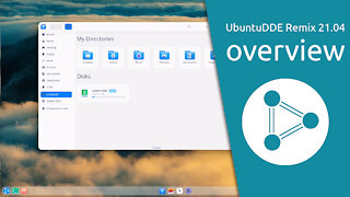 UbuntuDDE Remix 21.04 overview | Powerful Ubuntu with the most beautiful desktop environment.