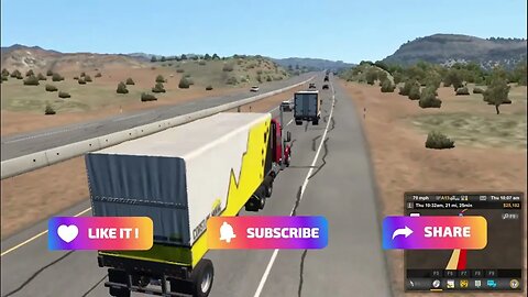 This time its a small container - Euro Truck Simulator - Full Job