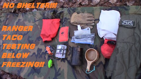 Testing The Ranger Roll Sleep System Below Freezing!