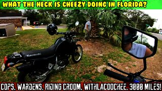 (S2 E4) (Florida Hawk) Police 1:30am, Riding Croom and Withlacoochee trails. Broke 3000 miles!