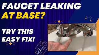 Bathroom Faucet Leaking at Base? | Try This Quick Fix