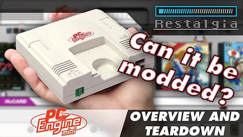 PC Engine Mini... Can We Mod It? My Thoughts, Full Overview and Teardown