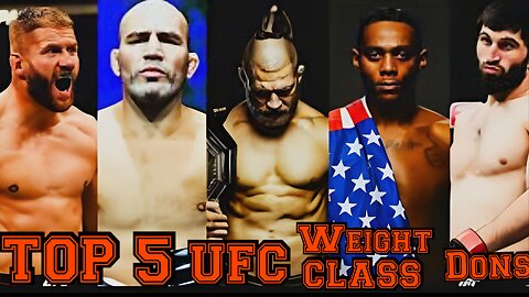 Top 5 UFC weight class Dominators of all time #ufc#mma