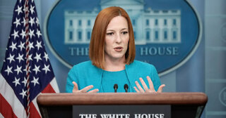 Psaki Heckled During Chaotic Final WH Briefing: 'Please, Stop!'