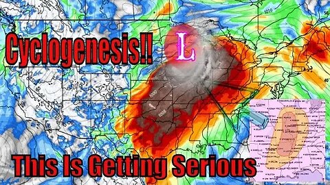 This Storm Is Getting Serious! CYCLOGENESIS!!