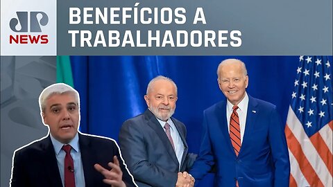 Acordo com Lula dá a Joe Biden argumento para campanha eleitoral; Marcelo Favalli analisa