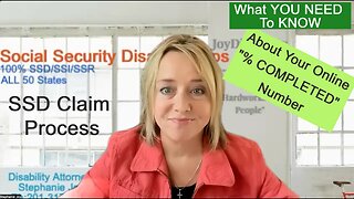 WHAT TO IGNORE! What is Percentage of Completion of Social Security Disability Claim