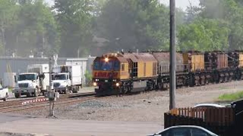 Loram Rail Grinder Part 1 from Marion, Ohio August 22, 2021