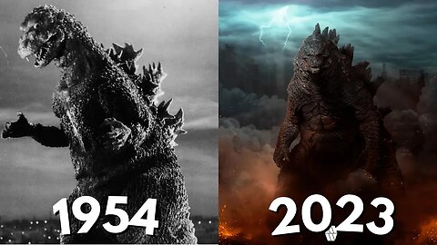 Evolution Of Godzilla In MOVIES 1954-2023