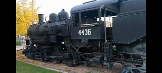 Locomotive No. 4436 at Ogden Union Station Made by Baldwin Locomotive Works