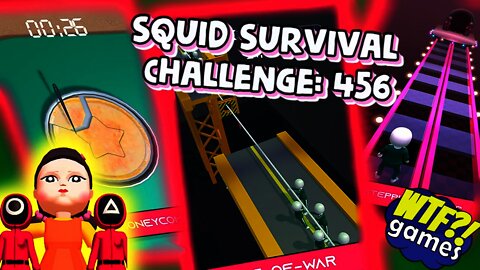 Squid Survival Challenge: 456 Game play - || - Round 1 - Level 2