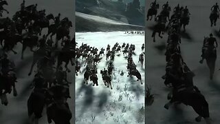 Pistoliers Skirmishing against Goblin Wolf Riders