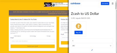 How To Earn Free Zcash ZEC TOKENS Cryptocurrency MICRO JOBS At BTC Bunch Withdraw Via FaucetPay