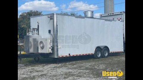 Used 2020 - 8.5' x 24 ' Concession Food Trailer / Mobile Kitchen for Sale in Florida!
