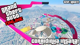 GTA V ONLINE (PC) CORRINHA INSANA E TEVE HAGE NA CORRIDA KKKKK