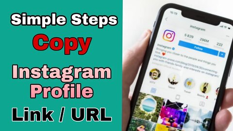 How To Copy Instagram Profile Link / Copy Instagram Profile Link Shorts