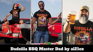 Dadzilla | Fathers Day Present| BBQ Master Dad| Grill Master Dad Shirt & Merch Collection