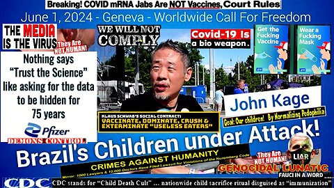 kla.tv: Brazil calls for help - mRNA forced on Kids! - John Kage Interview | www.kla.tv/29313
