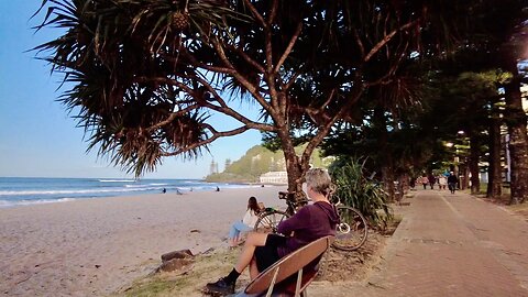 Sunday Evening Experience at Burleigh Heads Beach