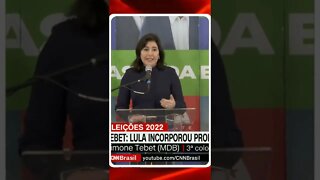 Simone Tebet se compromete a estar com Lula até o fim da campanha @SHORTS CNN