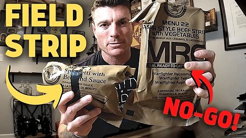 How to Field Strip an MRE | Ranger School, Special Forces, Basic Training, Military, Survival