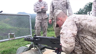 Firing the M2 .50 caliber machine gun and M240G