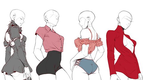 HOW TO DRAW CLOTH !!