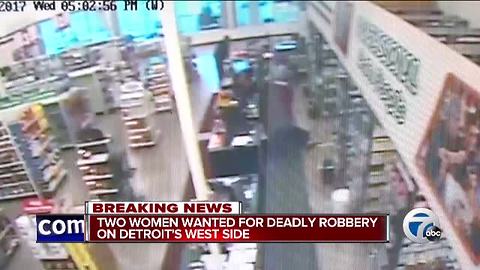 Two women sought in cold blooded murder of Detroit auto parts store employee
