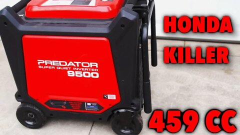 Most Powerful Harbor Freight Predator 9500 Generator for whole house with Sound Test