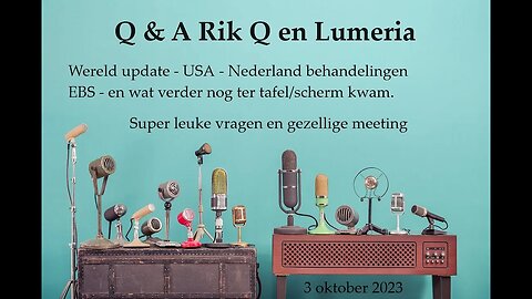 Q & A Rik en Lumeria Wereld update