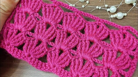 📌How to crochet perfect lace stitch