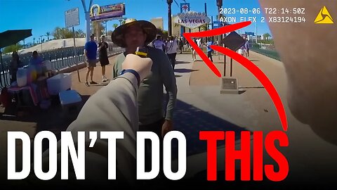 How to get TAZED by the Police in Vegas... Is this the new normal on the Strip?