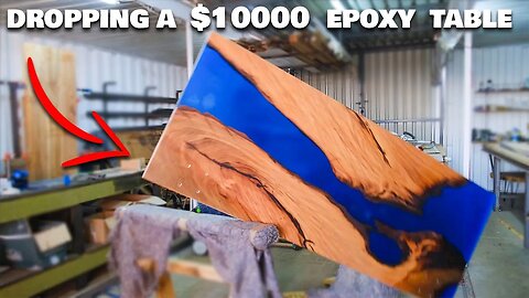 DROPPING a $10000 Epoxy Table