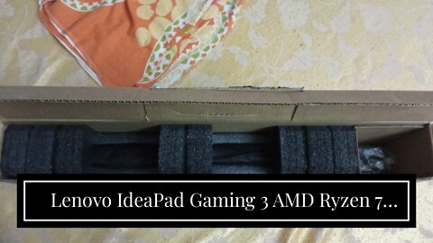 Lenovo IdeaPad Gaming 3 AMD Ryzen 7 4800H 15.6" (39.63cm) FHD IPS Gaming Laptop (16GB512GB SSD...