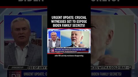 Urgent Update: Crucial Witnesses Set to Expose Biden Family Secrets!