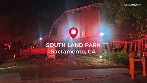 Sacramento Fire Responds to Second-Floor Apartment Fire on South Land Park Drive | Sacramento