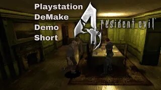 Resident Evil 4 Playstation DeMake Gameplay! #gaming #shorts PSX PS1 Biohazard