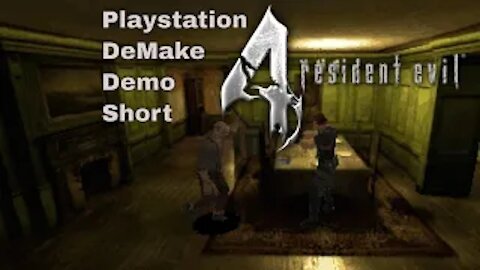 Resident Evil 4 Playstation DeMake Gameplay! #gaming #shorts PSX PS1 Biohazard