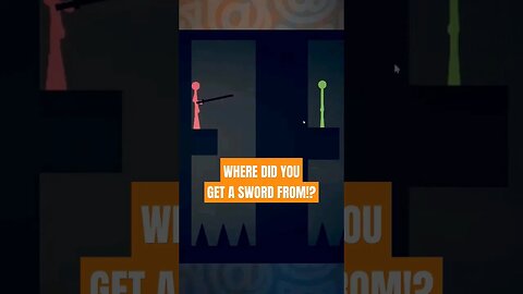 where did you get a sword!? #stickfightthegame