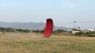 Powered paragliding fail compilation