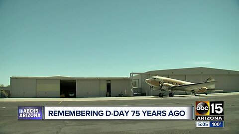 World War Two aircraft takes flight over Phoenix on 75th anniversary of D-Day