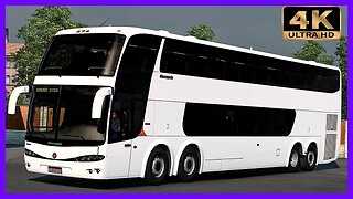 Marcopolo Paradiso G6 Double Deck BUS | Euro Truck Simulator 2 Gameplay "4K"