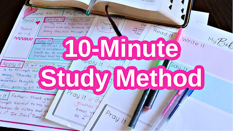 How to Study the Bible (10-Minute Bible Study Method)