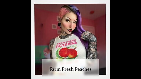 Farm Fresh Peaches - MiamiTeenyWeenyBikini.Com