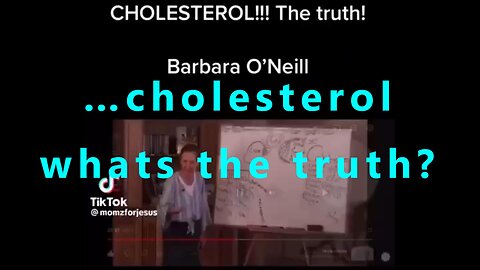 …cholesterol whats the truth?